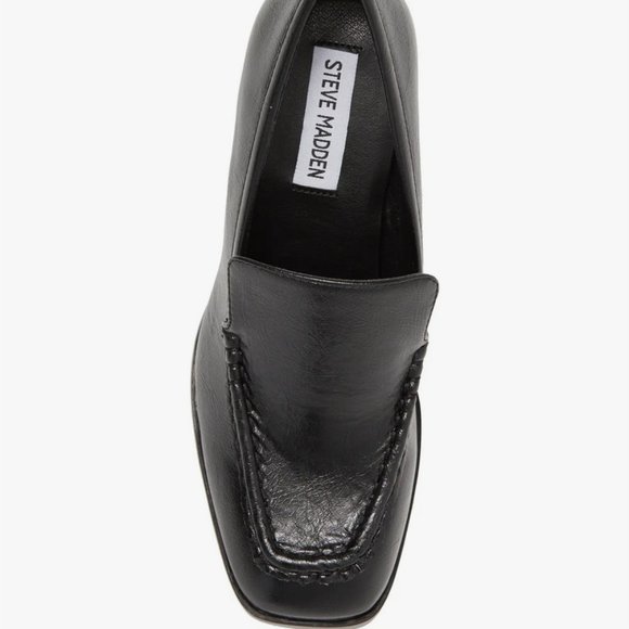 New in Box Steve Madden Etney Block Heel Platform Loafer Pump - Picture 4 of 5